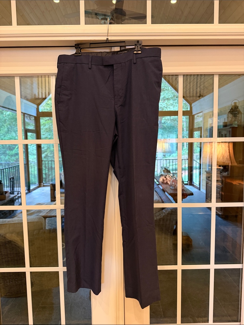 Men's Navy Dress Pants - Classic Tailored Fit